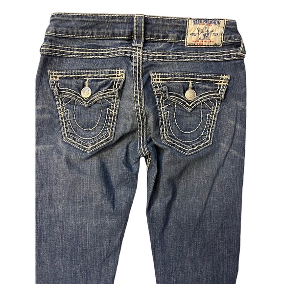 Women’s True Religion Contrast Stitch Skinny‎ Denim Size 28 - Picture 7 of 9